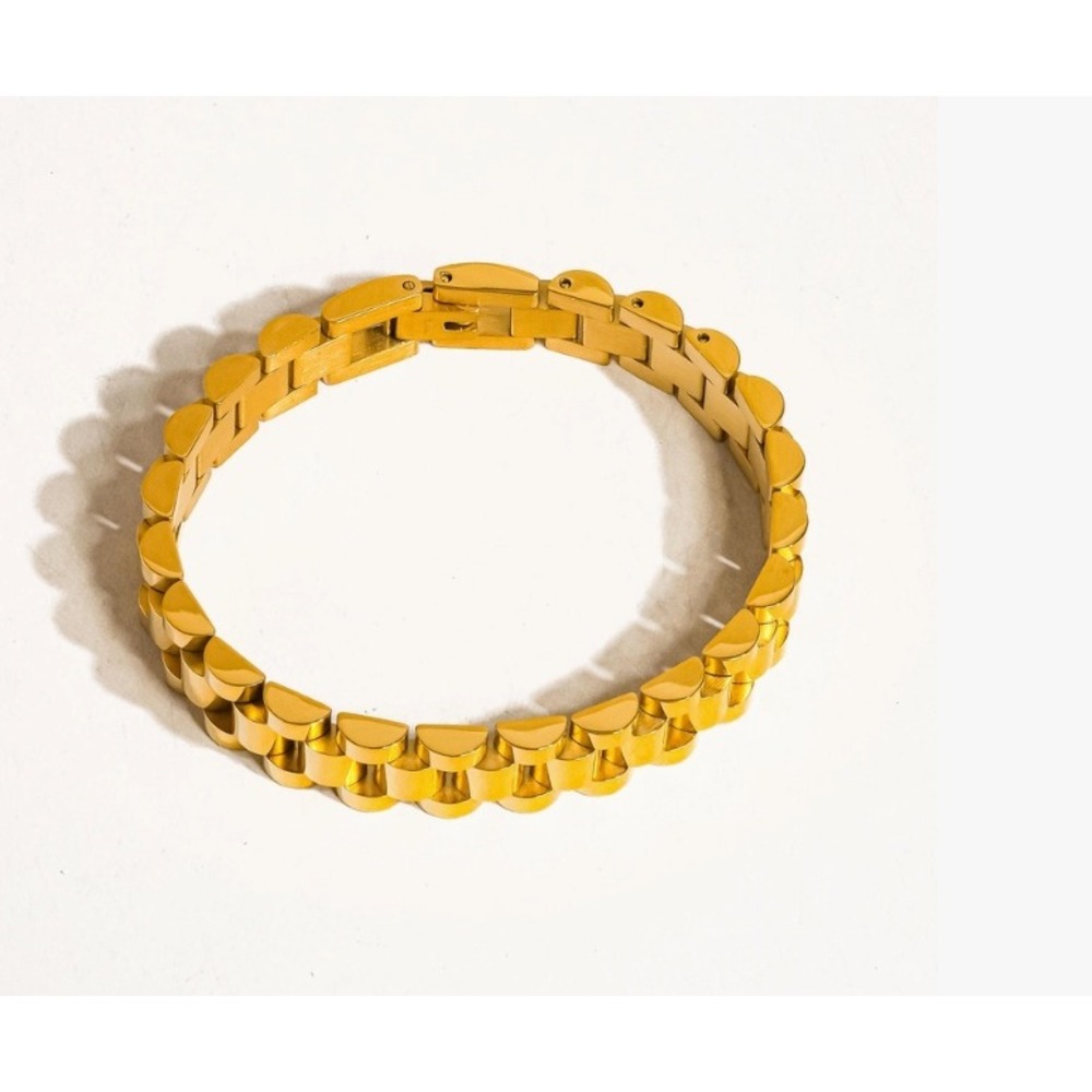 FLÂNERIE BY MAIQ Yannick Bracelet Womens OS Gold 18K Gold Plated Watchband Link
